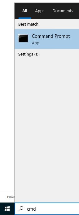 command prompt